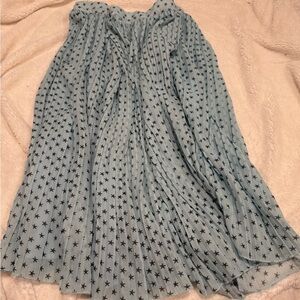 Glamorous Blue Star-Patterned Women's Skirt